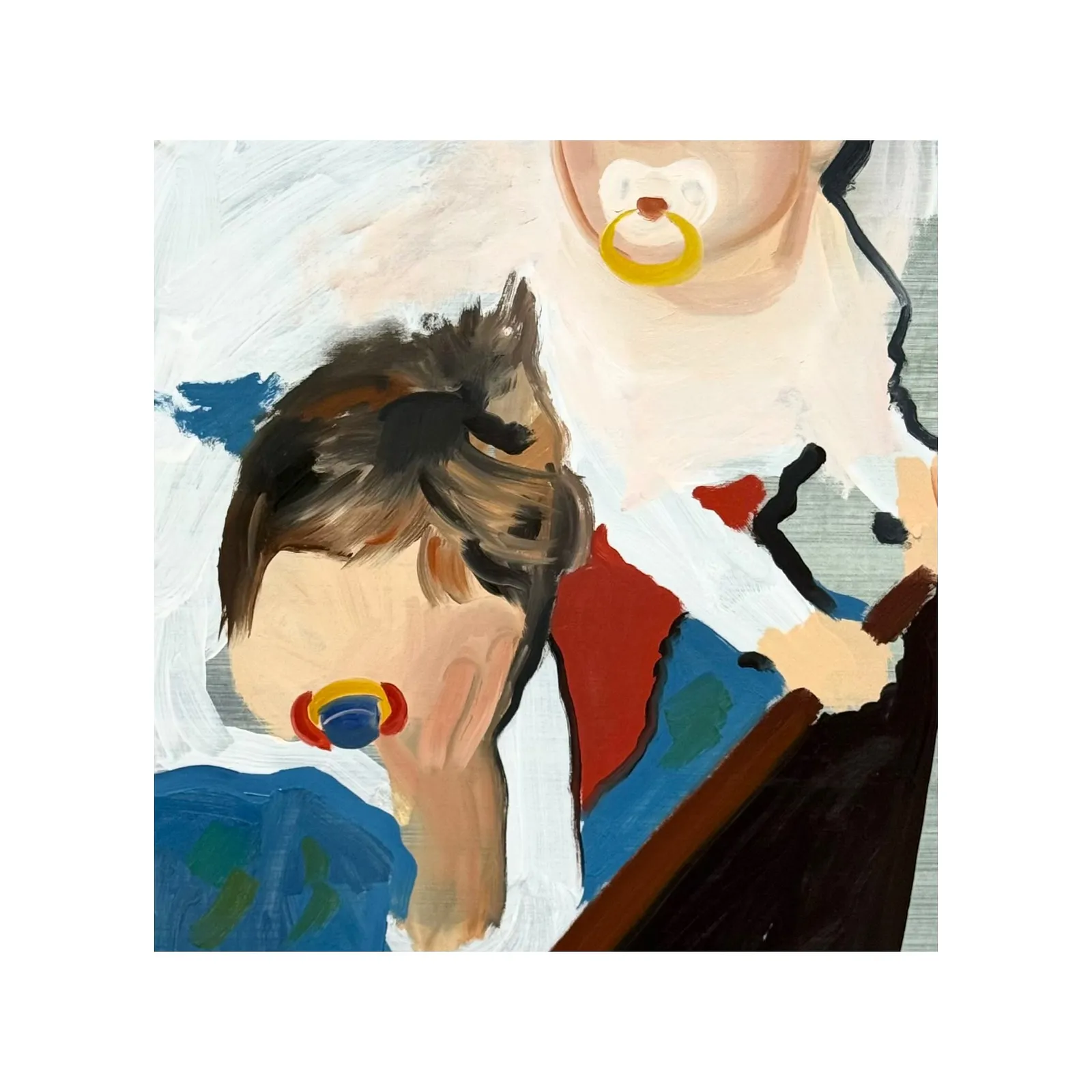 Image of Next morning by Adriana Shportan, size: 35x35, made of oil on canvas, Painting medium, from London, part of the Moments series, priced at £450