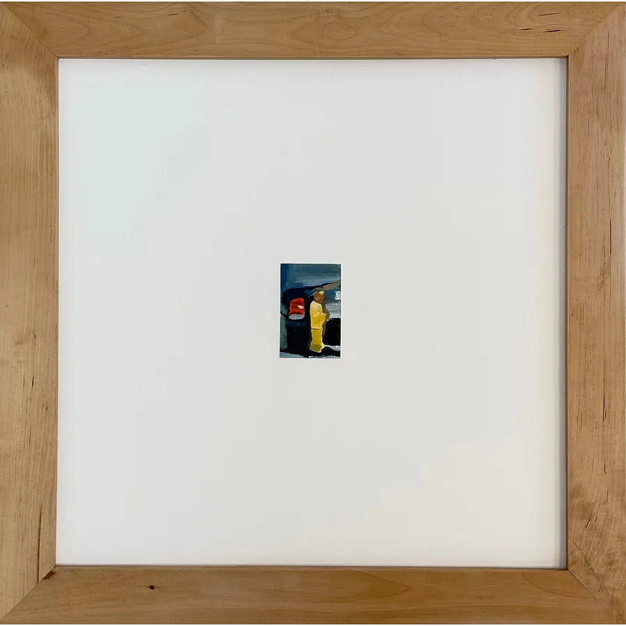 Image of DRESS by Adriana Shportan, size: 45x45 (6x9), made of oil on paper, from London, priced at £300 Photo 1 of 2.