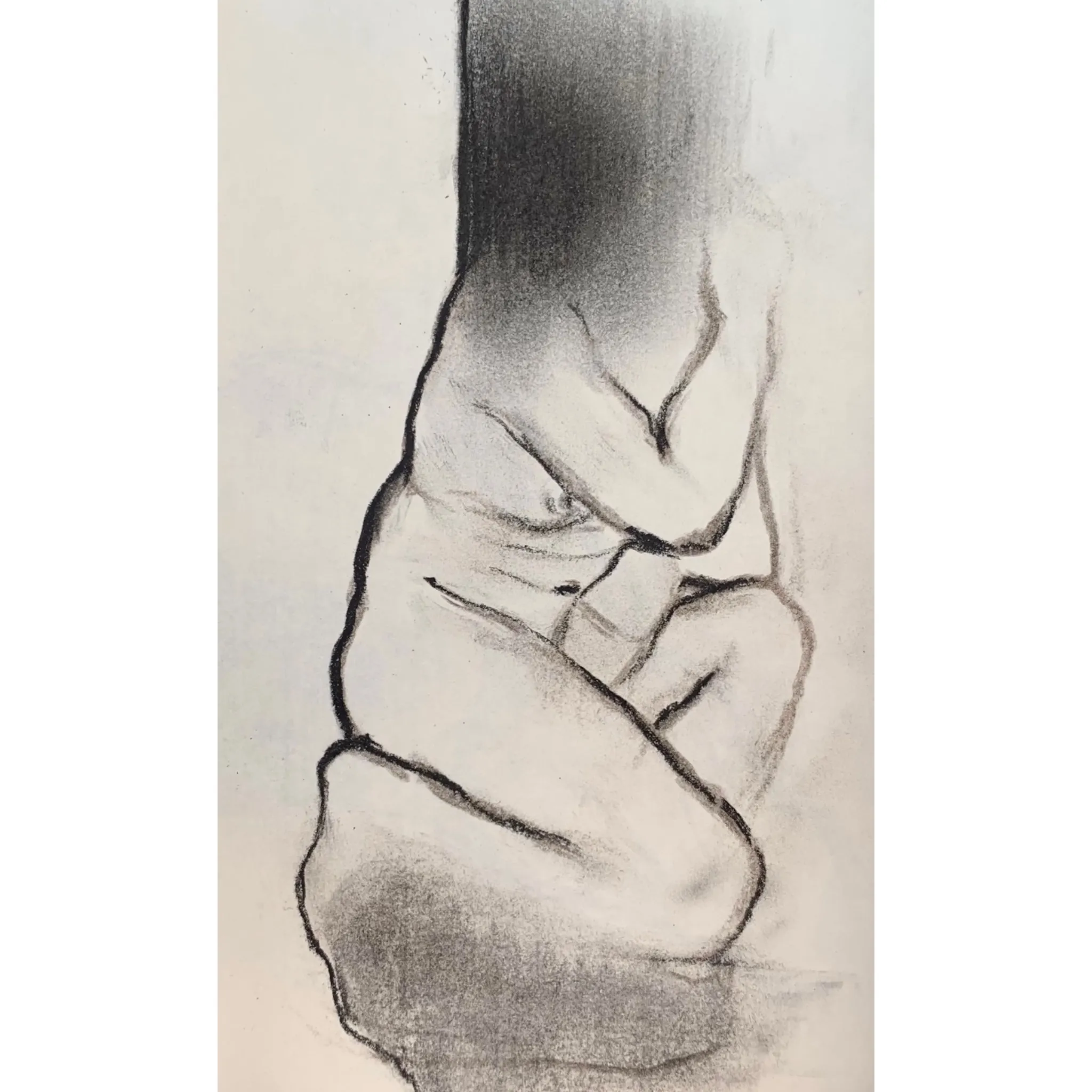 Image of Sketch 03 by Adriana Shportan, size: 8.5x12.5, made of charcoal on paper, Drawing medium, from London, part of the Sketches series, priced at £50 Photo 1 of 2.