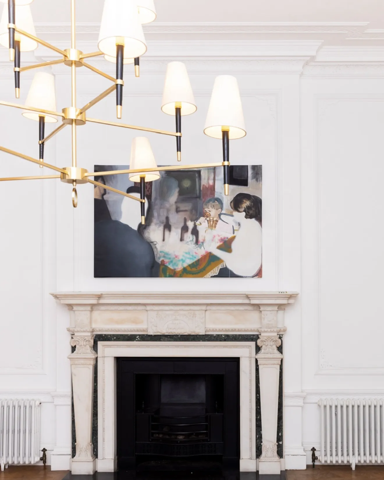 Image of New Year by Adriana Shportan, size: 100x150cm, made of oil, acrylic, spray on canvas, Painting medium, from London, part of the “When It Is Our Turn to Be Adults” series, priced at £4000 (≈ 240,335 грн) Photo 2 of 2.