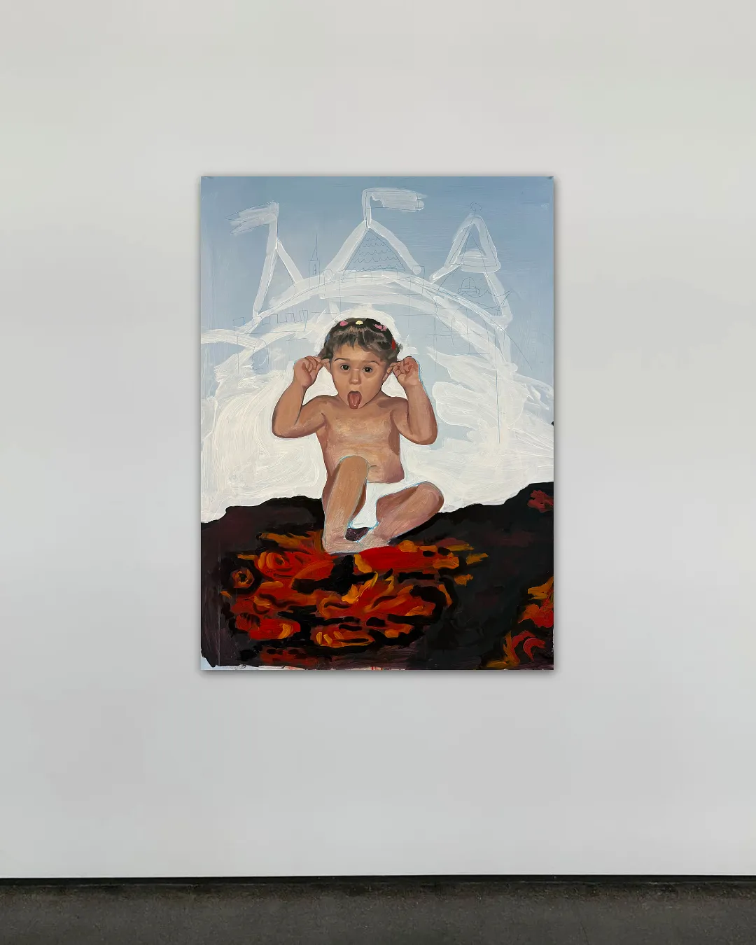 Image of Fruzia by Adriana Shportan, size: 100x70, made of oil on canvas, from London, priced at £900 Photo 2 of 3.
