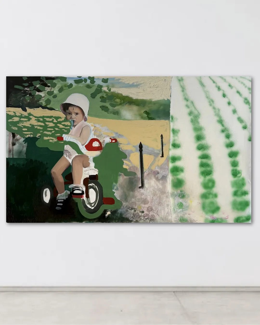 Image of Pechorna by Adriana Shportan, size: 90x150, made of oil, acrylic, spray on canvas, from London, priced at £2000 Photo 2 of 5.