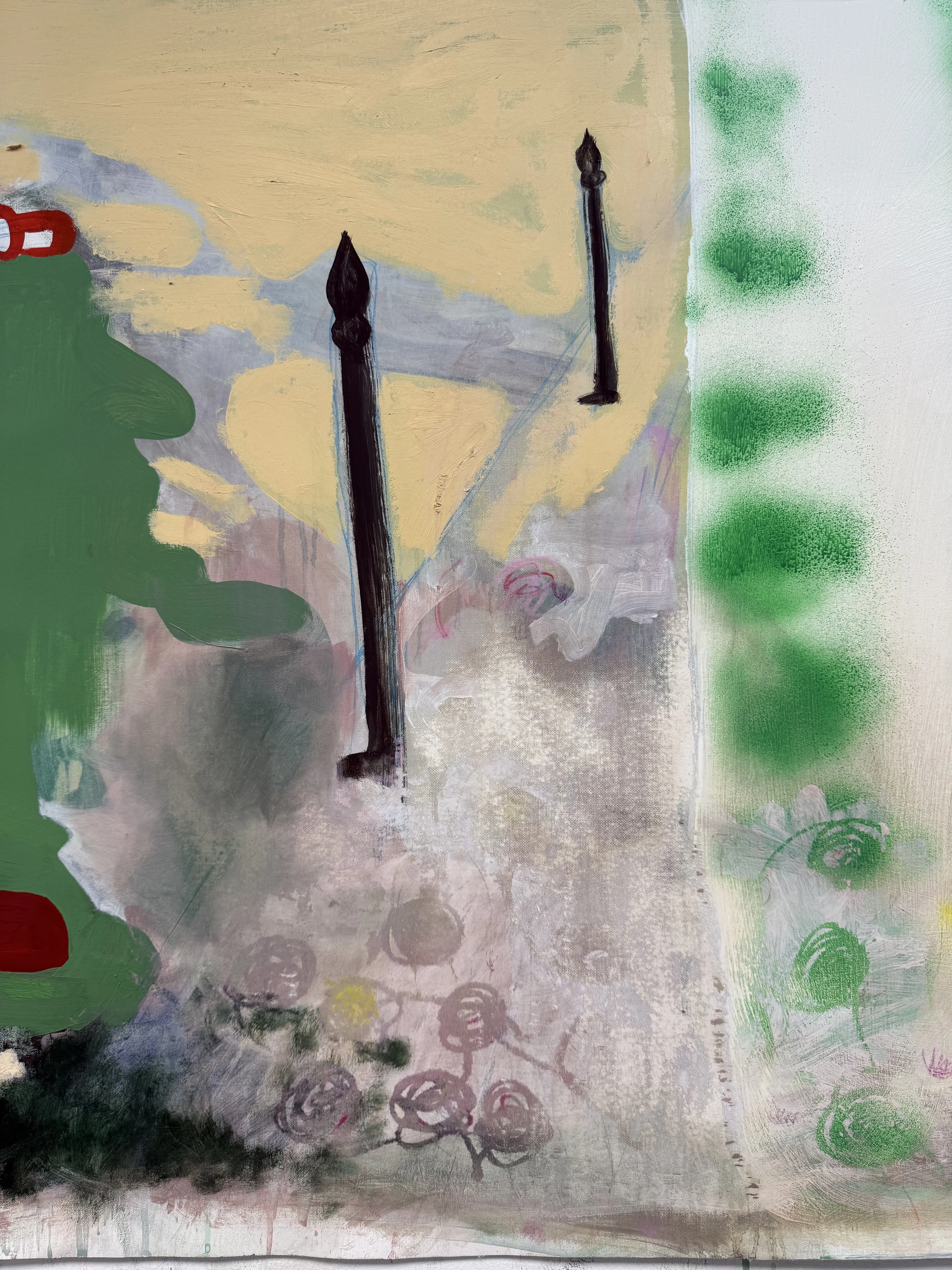 Image of Pechorna by Adriana Shportan, size: 90x150, made of oil, acrylic, spray on canvas, from London, priced at £2000 (≈ 120,626 грн) Photo 4 of 5.