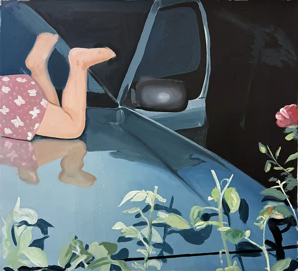 Image of Day and night (night) by Adriana Shportan, size: 74x80, made of oil on canvas, from London, priced at £700 Photo 4 of 4.