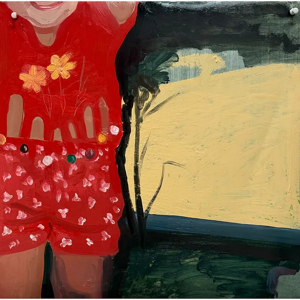 Image of Shine by Adriana Shportan, size: 35x35, made of oil on canvas, Painting medium, from London, part of the Moments series, priced at £450 Photo 2 of 2.