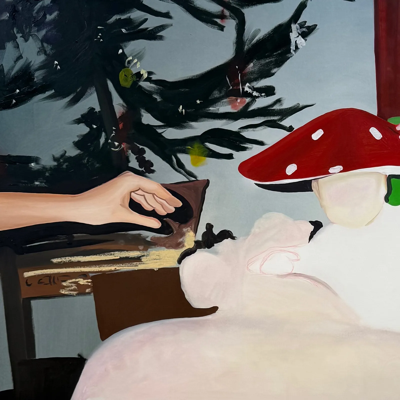 Image of Dream by Adriana Shportan, size: 90x150, made of oil on canvas, from London, priced at £2000 Photo 2 of 4.