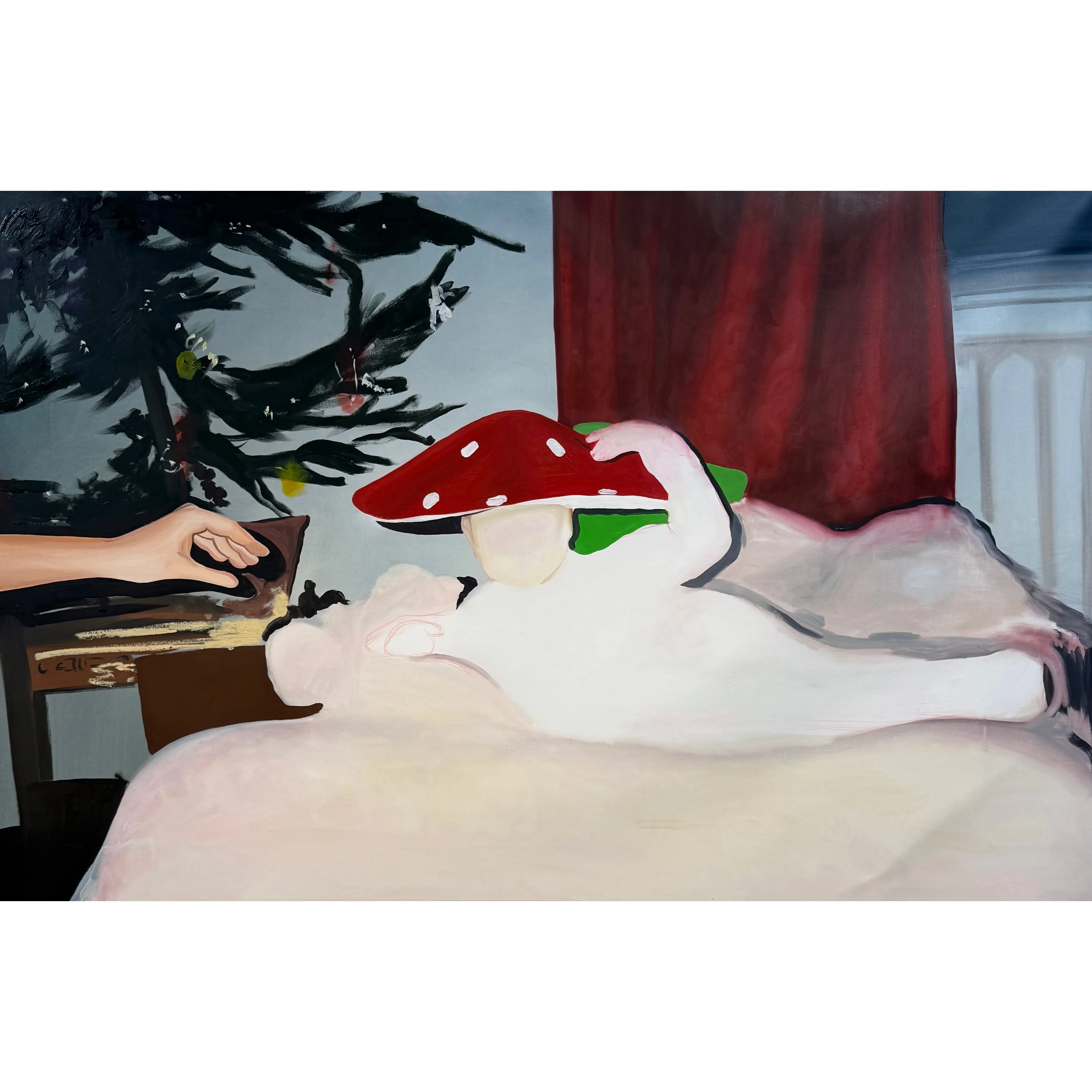 Image of Dream by Adriana Shportan, size: 97x150, made of oil on canvas, from London, priced at £2000 Photo 4 of 4.